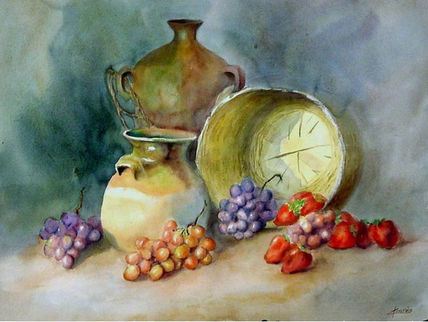 Uvas y Fresas