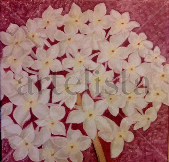 Biznaga Oil Canvas Floral Painting