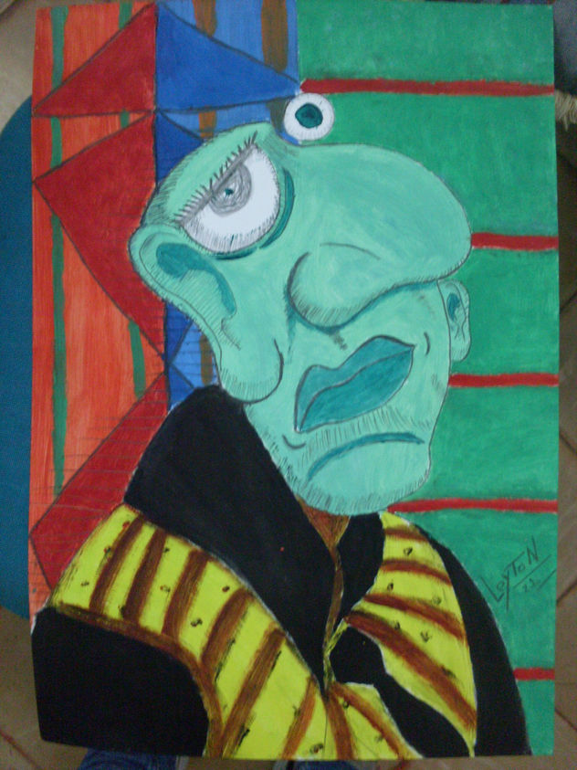 retrato a un viejo verde