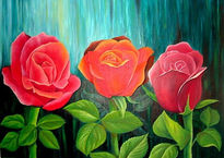 Trio de rosas