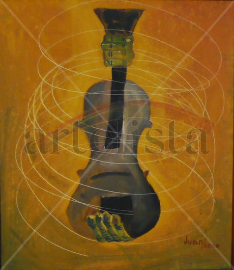 Violinista Oil Canvas Landscaping