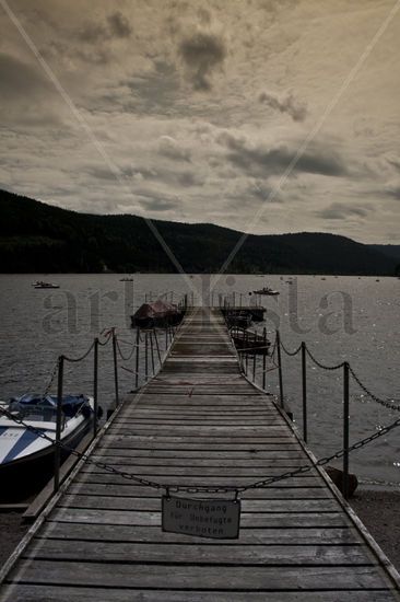 Alemania, selva negra, pasarela LAGO TITISEE 