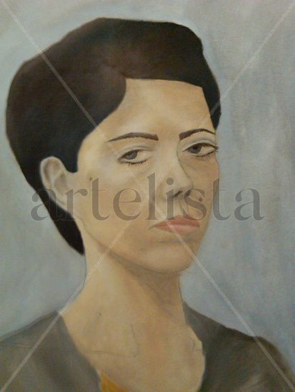 Retrato de Lorena Nº1 Oil Canvas Portrait