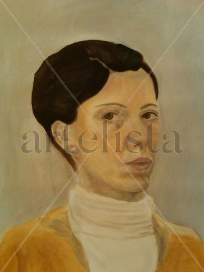 Retrato de Lorena Nº2 Oil Canvas Portrait