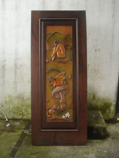CUADRO  LA NIÑA MARIPOSA  (PUERTA) 