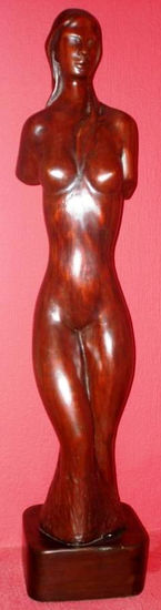 Desnudo femenino. "VENUS" (51) Madera Figurativa