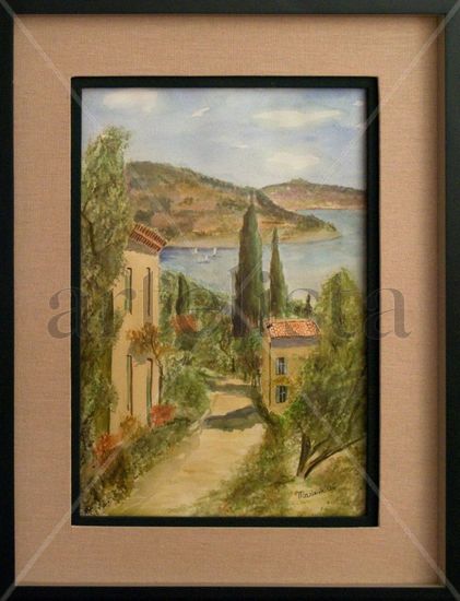 VALLE DE BRAVO Watercolour Textile Landscaping