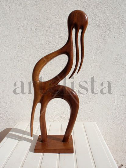 Avefantópodo Wood Figurative