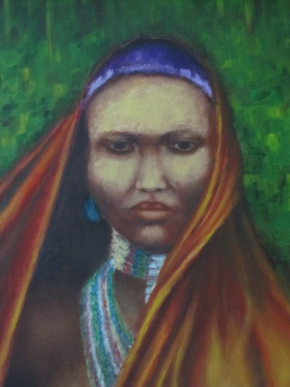 Alika Oil Canvas Portrait