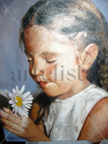 Manuela Oil Canvas Portrait