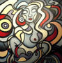 "Mujer  meditando"