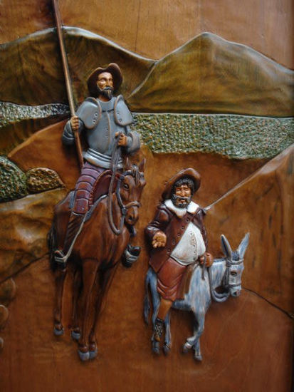 SANCHO PANZA Y DON QUIJOTE DE LA MANCHA 