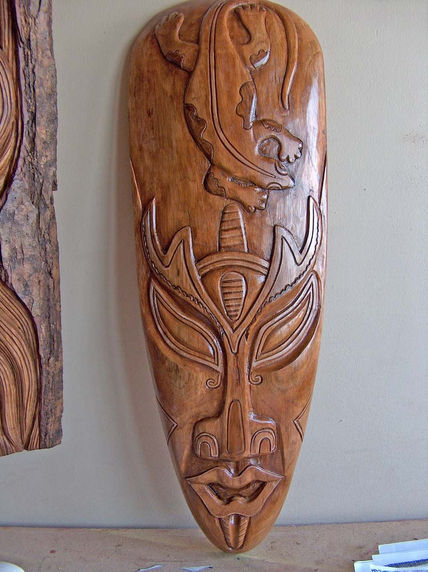 Máscara balí patinada