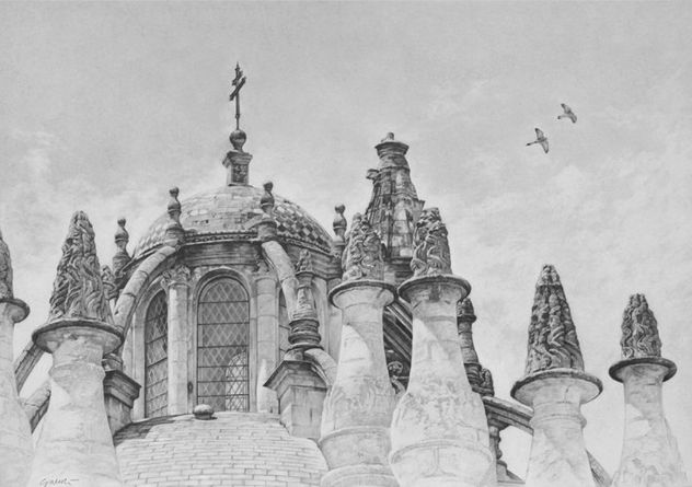 Vuelos de cortejo sobre la Catedral de Sevilla
