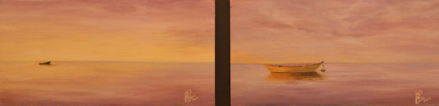 Horizonte Oil Canvas Marine Painting