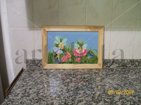 Hadas y flores