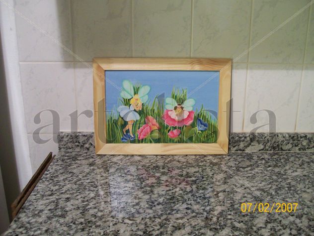 Hadas y flores