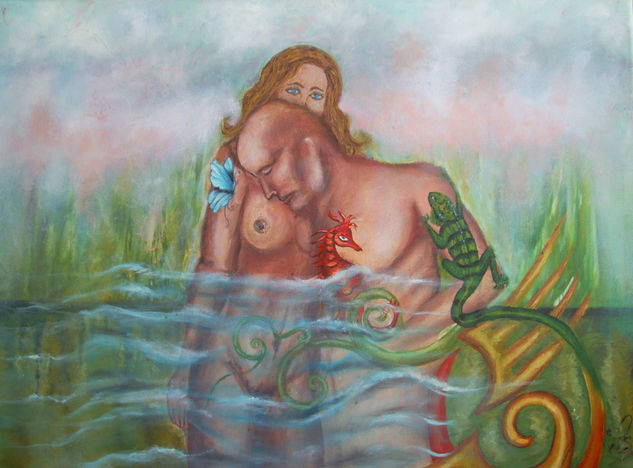 La Pareja Oil Canvas Nude Paintings