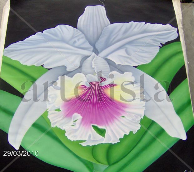 ORQUIDEA Oil Canvas Floral Painting