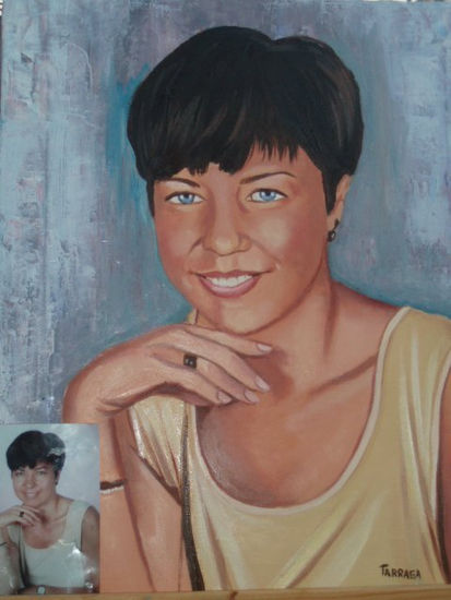 Paola Oil Canvas Portrait