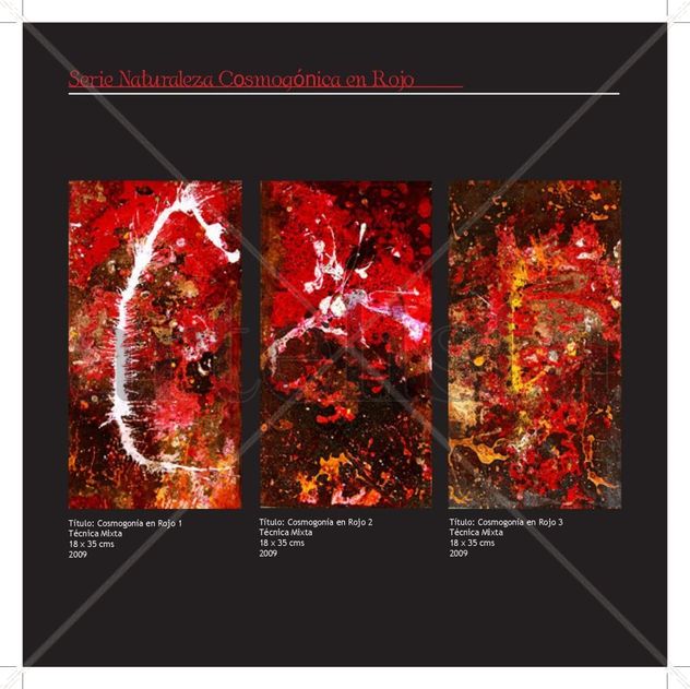 COSMOGONÍA EN ROJO 1, 2 , 3