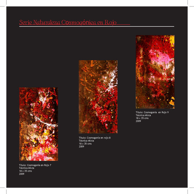 COSMOGONÍA EN ROJO 7, 8 , 9