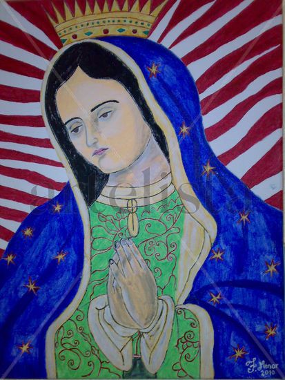 VIRGEN DE GUADALUPE Oil Canvas Others