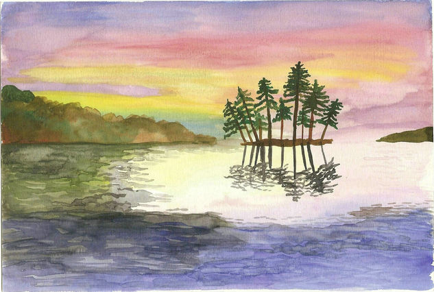 Lago del Norte Watercolour Paper Landscaping