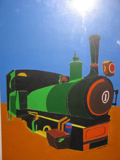 tren sureño Oil Canvas Landscaping