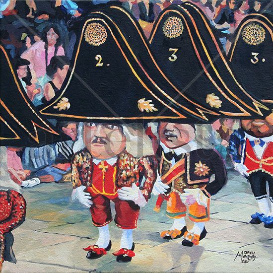 Danza de Los Enanos Oil Canvas Landscaping