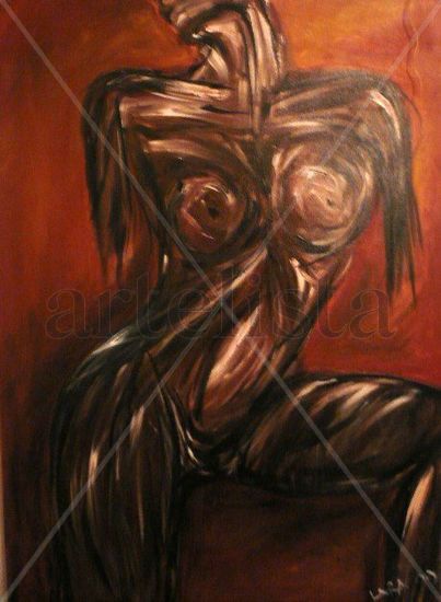 africa Acrylic Canvas Nude Paintings