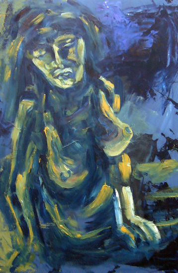 Ella Oil Panel Nude Paintings