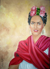 Silvia como Frida...