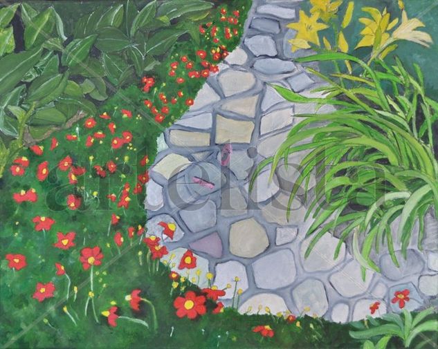 Sofia jazmin Oil Canvas Landscaping