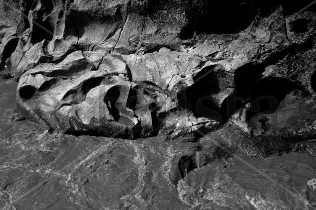 Rocas Naturaleza Blanco y Negro (Digital)