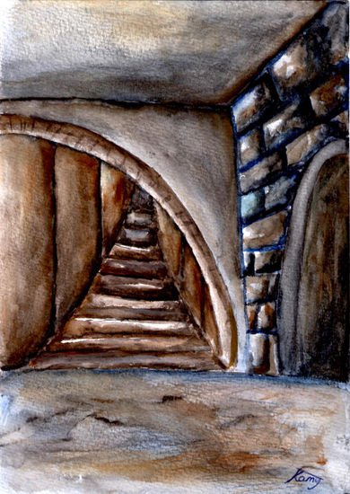 Escaleras Oil Canvas Landscaping