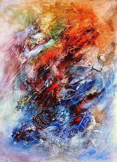 PINTURA ABSTRATA Óleo Lienzo Otros