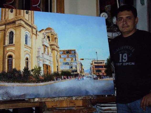 catedral de san pedro sula Óleo Lienzo Paisaje