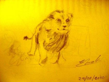 Leon corriendo