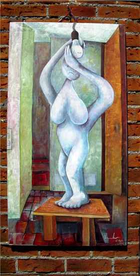 Cambio de foco Mixed media Others Figure Painting