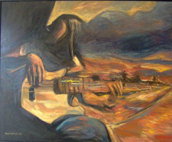 the bass player
