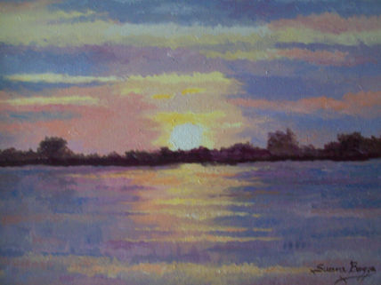 Atardecer en la isla