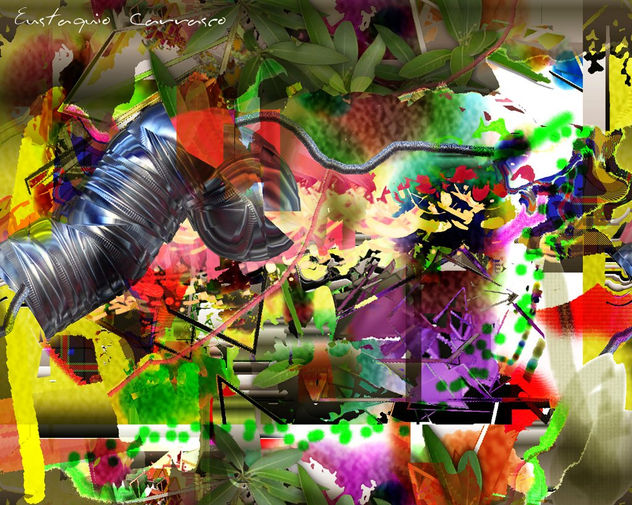 "Scenes in the virtual jungle" (Escenas en la selva virtual)