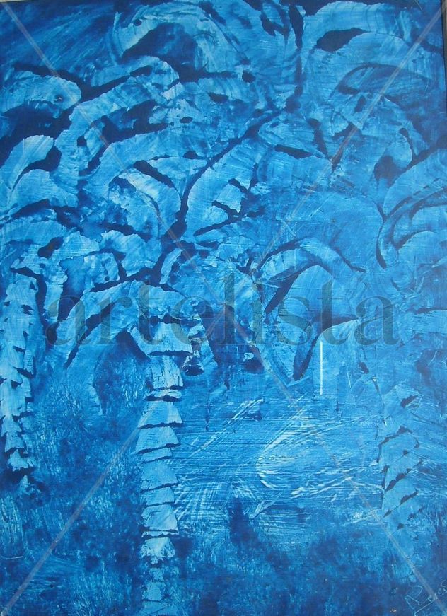 palmeras azules