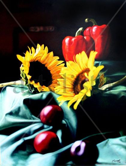 PERCEPCION DE UN REINO VEGETAL Oil Canvas Still Life Paintings