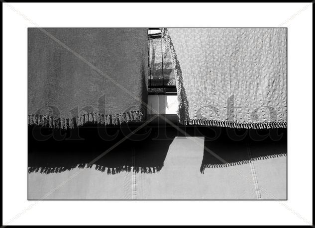 Colchas. Conceptual/Abstracto Blanco y Negro (Digital)