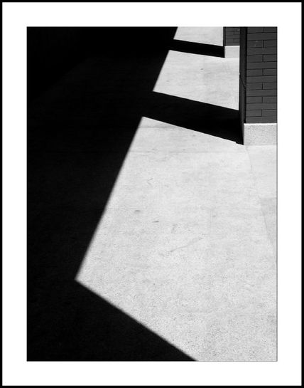Geometría en la acera.