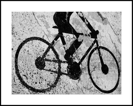 Ciclista sobre el...
