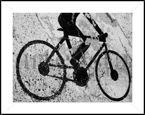 Ciclista sobre el...