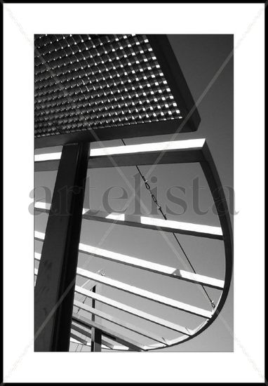 Marquesina de diseño. Architecture and Interiorism Black and White (Digital)